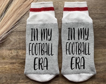 Chiefs Socks-In My Football Era -Football Gifts-Kansas City Chiefs - Football Socks-Sports Gifts-NFL Gifts