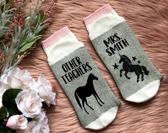 Teacher Unicron Socks- Custom Teacher Gift - Other Teachers/Me - Teacher Thank You Gift -Teacher Christmas Gift