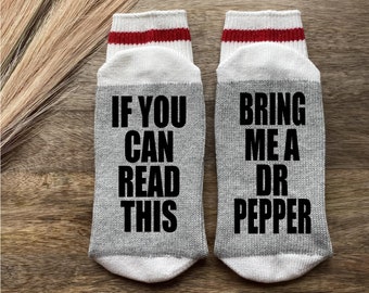 Dr.Pepper Socks-Dr. Pepper Gifts-Dr Pepper Lover-Birthday Gift-Gift for Her-Gifts for Mom-Christmas Gift