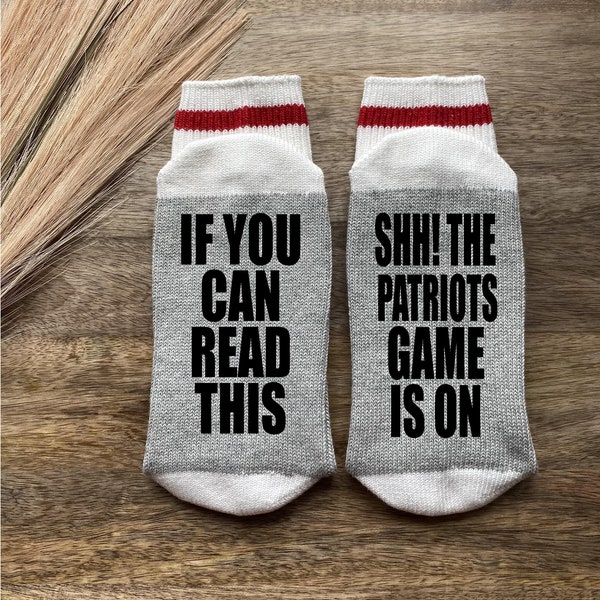 Patriots Gifts-Patriots Socks-New England Gifts-Football Gifts-Football Socks-Dad Gifts-NFL Gifts