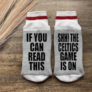 Cadeau Celtics - Cadeau de basket-ball-Chaussettes-Cadeau de basket-ball-Cadeaux de Celtics-Cadeau de fan de basket-ball-Cadeau d'entraîneur-petit ami-Cadeaux de la NBA-NBA-Cadeaux pour papa