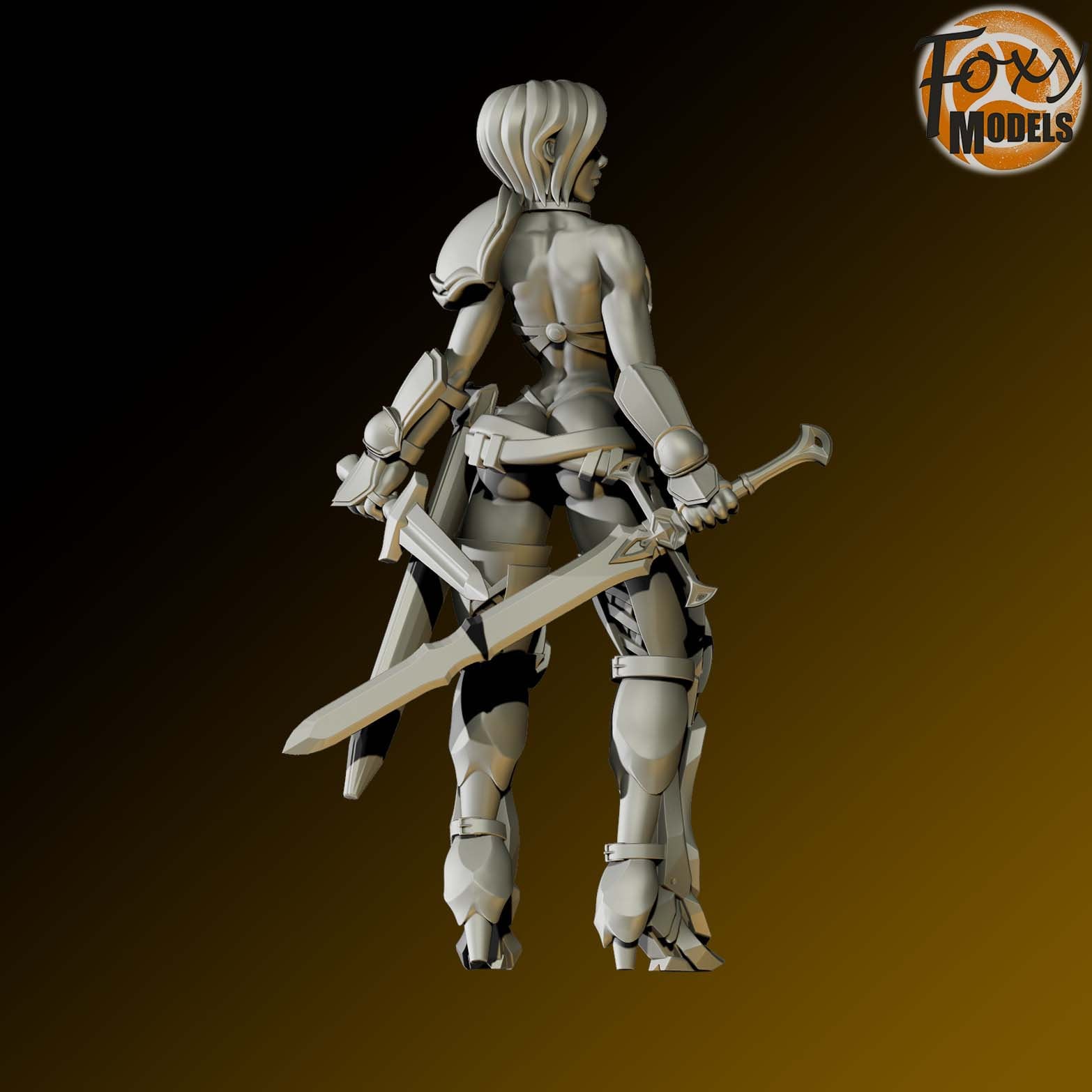 約76mm 中世 女性 剣士 アサシン 暗殺者 樹脂 模型 未塗装 未組み立て