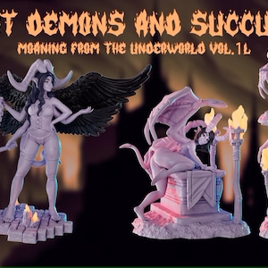 Female Demons V1 (gaia miniatures)