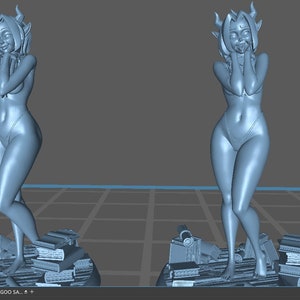 Bookworm Succubus(Forbidden Miniatures)