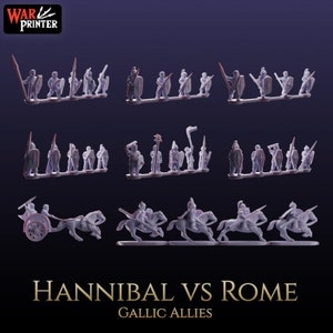 10mm Punic War era Units(Gallic)