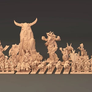 6mm Beastmen (greenskin Miniatures)