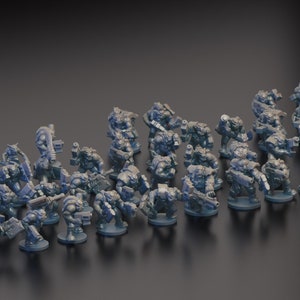 Space orc troops 6mm(Wakeless Rex)