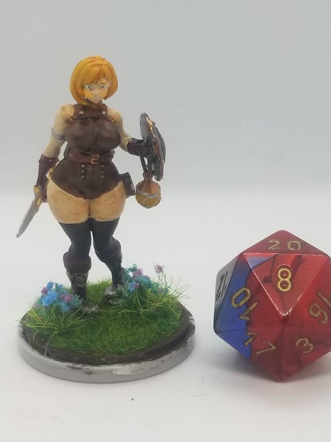 ██ 30mm Kingdom Death Novice Female Killer Unpainted Unassembled WH375 - Foto 4