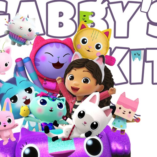 Gabby Dollhouse Printable KIT / Kit Editable Imprimible / HD Etsy New