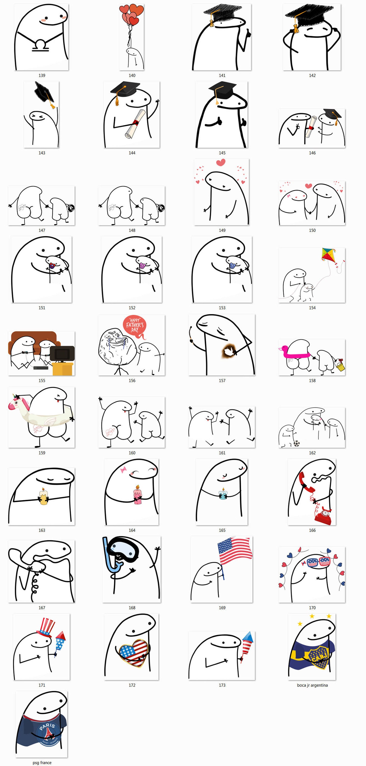 FLORK Meme/DEFORMITOS 220 png 300dpi A4 Florkofcows meme Etsy España