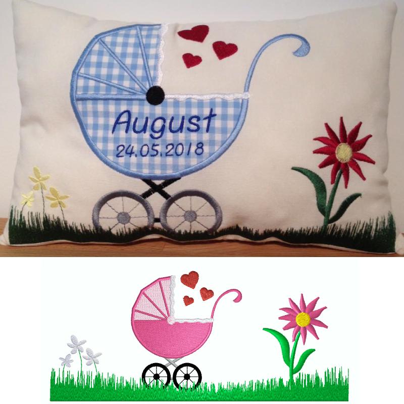 Kissen fr kinderwagen - Etsy.de