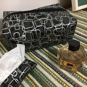 Box style  organizer w/ free tissue holder