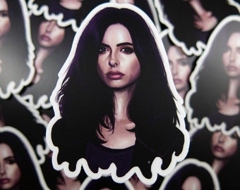 Jessica Jones Sticker - Jessica Jones Artwork - Marvel Sticker - Comic Book Sticker (3" x 2.26")