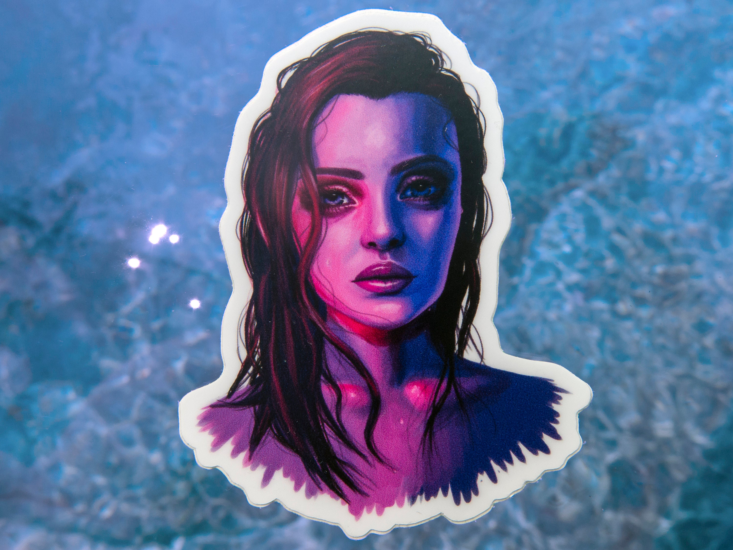 Rough Waters Sticker Original Artwork Original Sticker Etsy