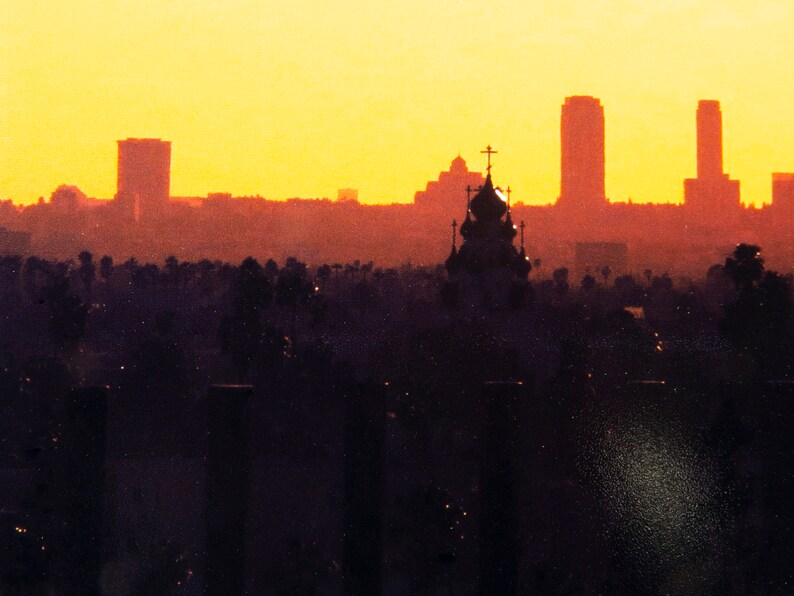 Los Angeles Skyline 8.5x11 Photo Print Art Prints Wall Art Wall Decor Cityscape City Decor image 3