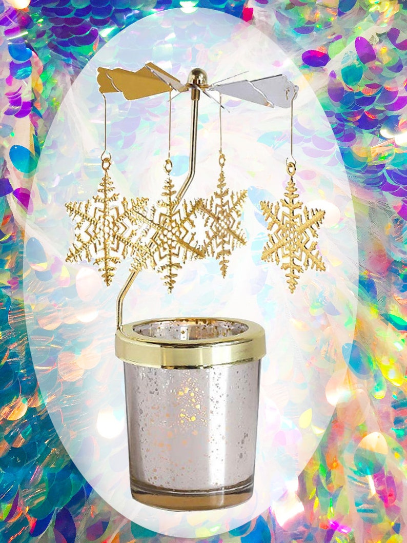 Candle Carousel Merry Go Round. Reindeer Deer Candle Holder. Etsy