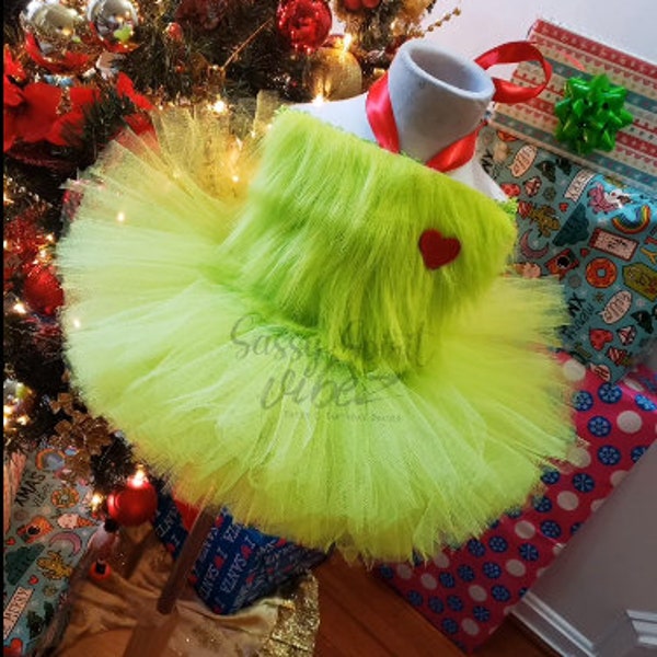 Grinchy Tutu Dress
