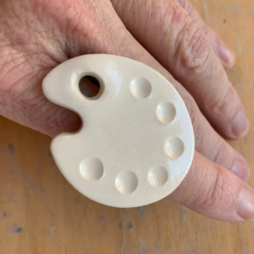 Mini Paint Palette Ring Palette Ring Art Ring Ring Palette Etsy