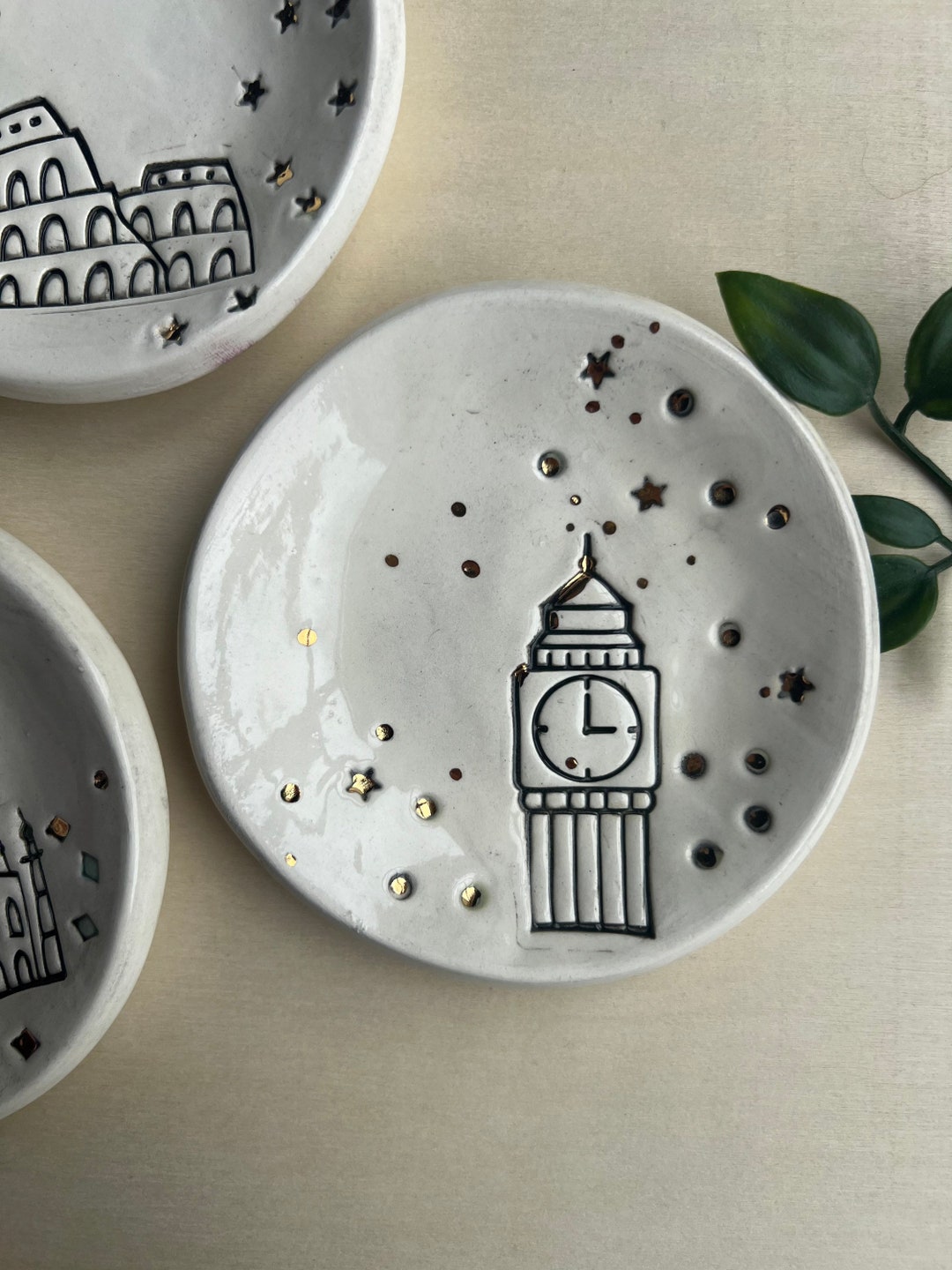 Destination Jewelry Dish, London Jewelry Dish Holder, Jewelry Holder