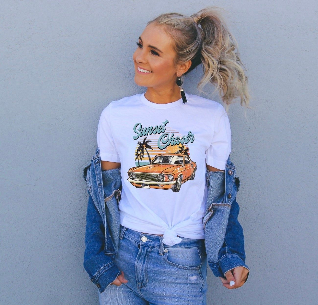 Sunset Chaser Graphic T-shirt Classic 