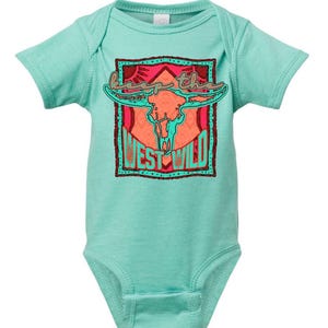 Western Tending Keep The West Wild Baby Onesie