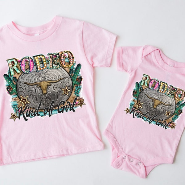 Rodeo Kind of Girl Graphic T-shirt Youth Toddler Infant
