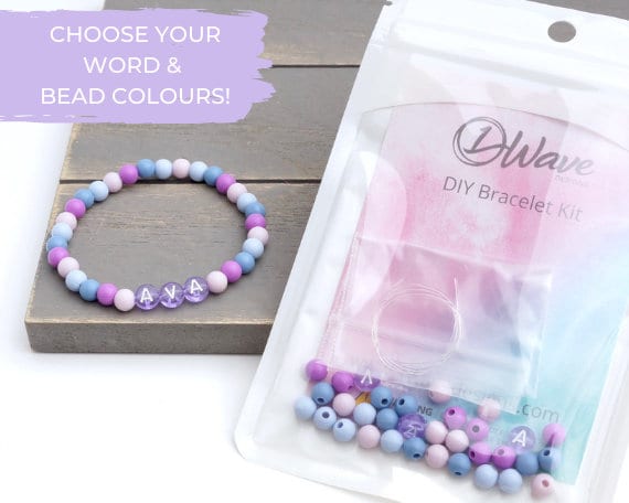 Kids Bracelet Making Kit Personalized Beaded Jewelry DIY Girls Heishi Bead  Name Bracelet Make Your Own Crafting Valentines Day - Etsy | Beaded jewelry  diy, Diy bracelets kit, Beaded bracelets diy