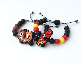 Car Wrist Buddy | Adjustable Silicone Bracelet | Kid Character Bracelet