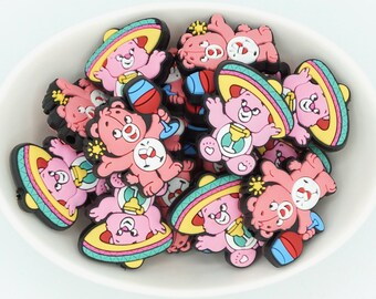 Party Bears PVC Focal Beads | *2 & 5 Packs* | Pen, Keychain and Craft Bead