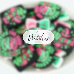 Witches | Silicone Focal Bead | 2 Bead Packs & Full Sets | Movie Bead | DIY craft projects