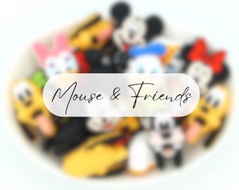 3D Mouse & Friends Silicone Focal Beads | *2-Packs and Full Sets* | Pen, Keychain and Craft Bead