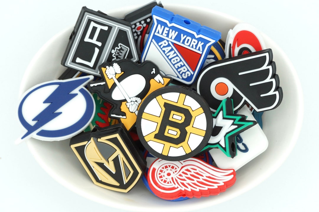 Hockey PVC Focal Bead 2 Bead Packs U.S.A Hockey Sports Bead DIY Craft