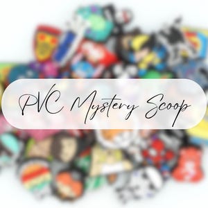 Mystery Scoop PVC Focal Beads | *10 & 25 Bead Packs* | Best Value | Grab Bag | DIY craft projects | Pen Bead | Washable beads