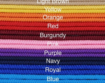 Paracord (#95) pour projets d'artisanat DIY | 1,75 mm | nylon | solide et flexible | bracelets, colliers, macramé et autres projets de tissage