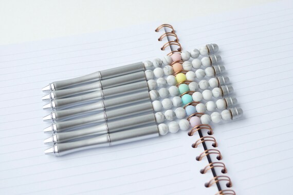 Beaded Fidget Pen summer Edition Silicone Beads Sensory Stress