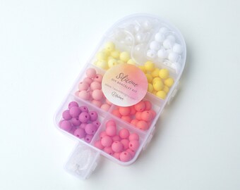 DIY Silicone Bead Jewellery Kit | Popsicle - Lemonade Mix