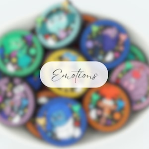 Emotions PVC Focal Beads | 2 Bead Packs & Full Sets | DIY craft projects | Pen Beads| Washable beads