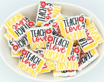 Teach Love Inspire silikonpärlor | *2 & 5 pärlpaket*