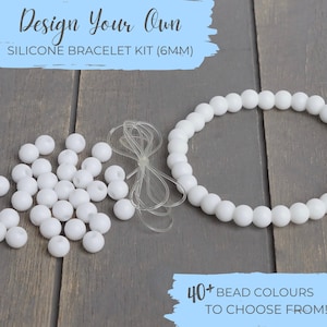Silicone Bracelet Kit (Custom) | choose your colours | make your own jewellery | DIY | kids & adults | friendship bracelet | sensory
