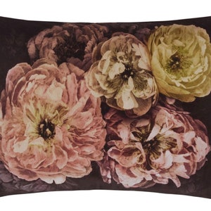 Designers Guild Luxury Le Poeme De Fleurs Rosewood Cushion COVER 60x45cm velvet Damson