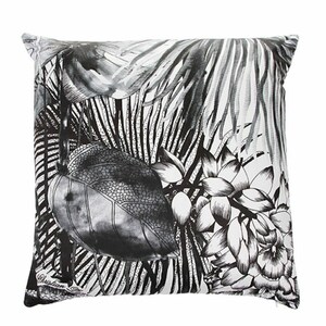 Designers Guild Christian Lacroix Housse de coussin Jardin Exo Chic Bouganvillier/Coton Charbon 60x60cm image 3