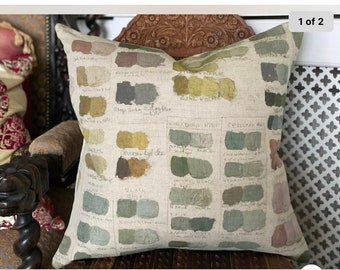 Designers Guild John Derian Fabric,Artist Pallett Multitone Neutral Custom Made High End Luxury Interior Furnishings