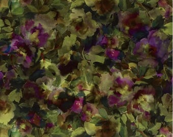 Designers Guild-stof, Surimono Berry FDG2818/01 hoogwaardig fluweel