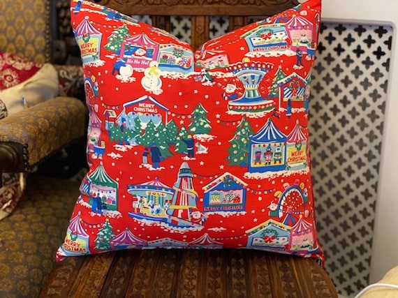 cath kidston christmas cushion