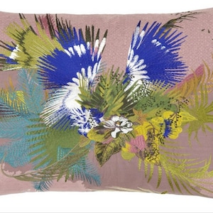 Designers Guild Christian Lacroix Oiseau Fleur Bourgeon Bolster cover 60x45cm