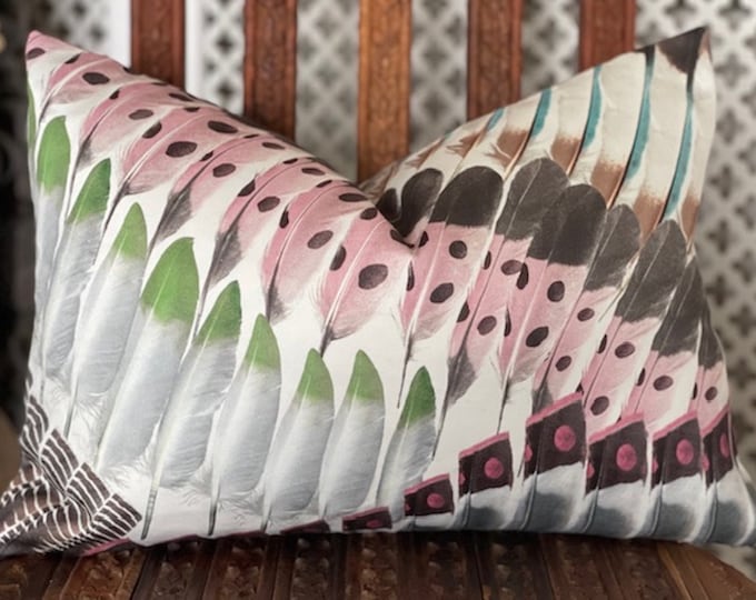 Designer's Guild Christian Lacroix' butterfly Parade in Daim Pillow