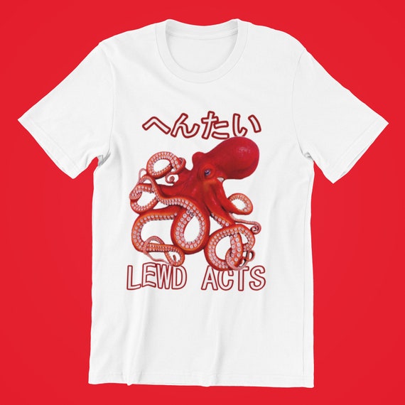 red anime shirt