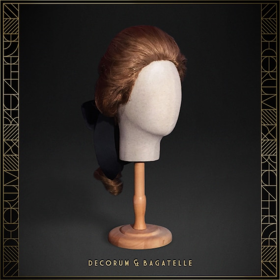 PERRUQUE "DIPLOMATE" man wig rococo 18th century reenactment Versailles carnaval parties costumes civil war colonial