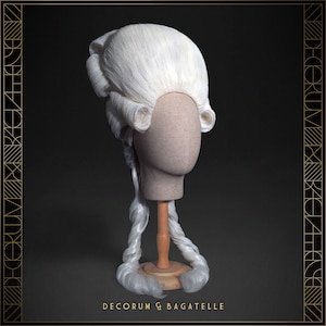 WIG  &quot;SOUVERAINE&quot; Wig Marie-Antoinette Pouf Versailles Costumes Reenactment carnaval Rococo 18th Century