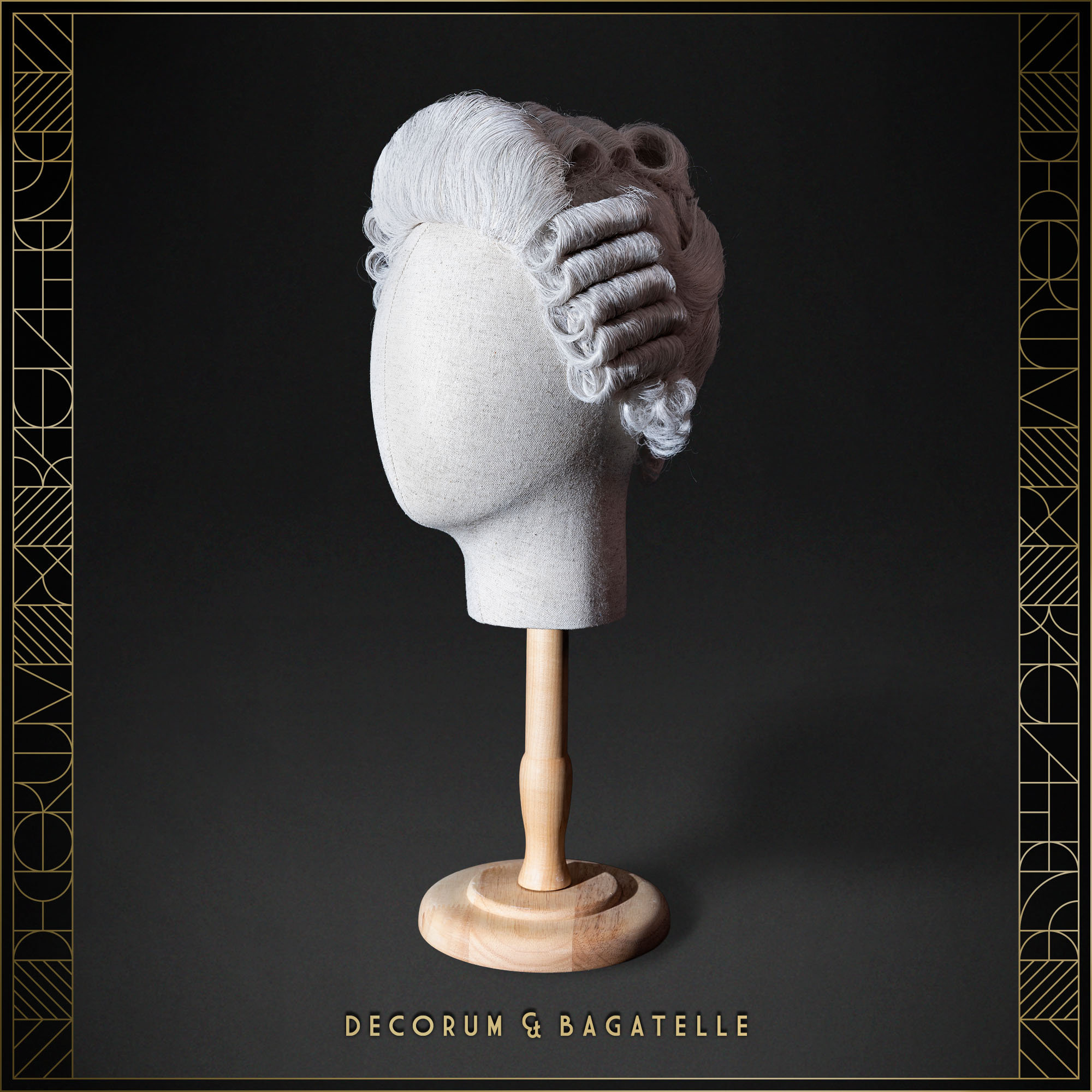 フランス アンティーク ヴィンテージ 希少 オペラ ロココ ウィッグ